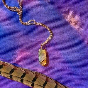 Montana Moss Agate Pendant Necklace